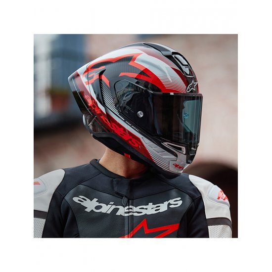 Alpinestars Supertech R10 Team Motorcycle Helmet at JTS Biker Clothing
