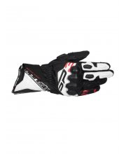 Black/White/Red Alpinestars SP-3 Motorcycle Gloves at JTS Biker Clothing