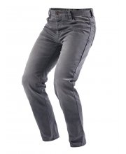 Grey Furygan D12 X Kevlar Straight Fit Kevlar Motorcycle Jeans at JTS Biker Clothing