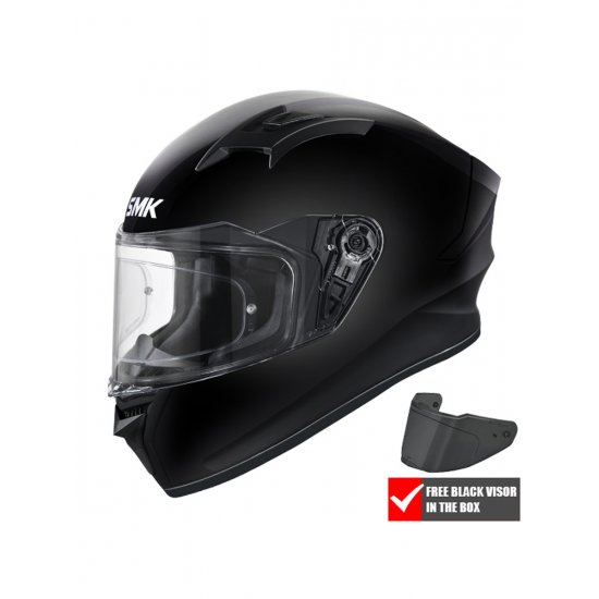 SMK Stellar Unicolour Motorcycle Helmet at JTS Biker Clothing