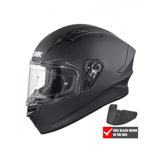 SMK Stellar Unicolour Motorcycle Helmet at JTS Biker Clothing