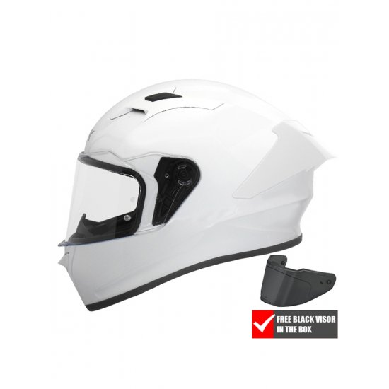 SMK Stellar Unicolour Motorcycle Helmet at JTS Biker Clothing