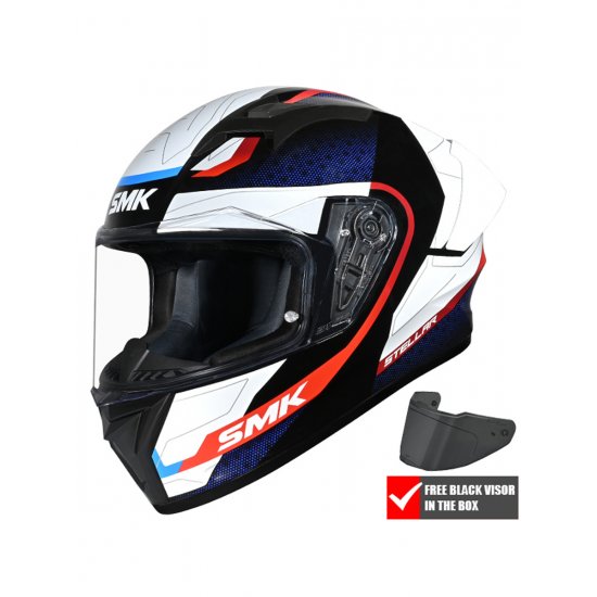 SMK Stellar Sport Flight Motorcycle Helmet at JTS Biker Clothing