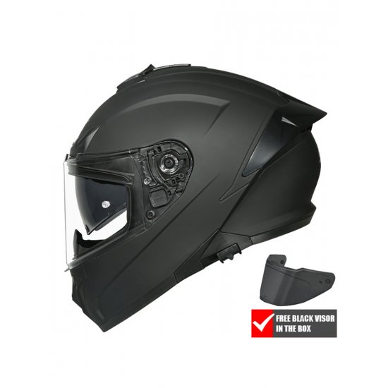 SMK Typhoon Unicolour Motorcycle Helmet at JTS Biker Clothing