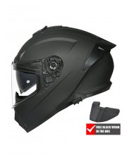 SMK Typhoon Unicolour Motorcycle Helmet at JTS Biker Clothing