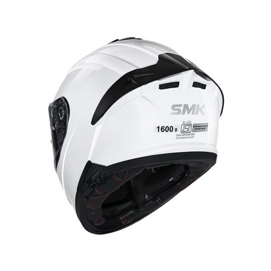SMK Typhoon Unicolour Motorcycle Helmet at JTS Biker Clothing