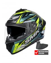 SMK Typhoon Rival Motorcycle Helmet at JTS Biker Clothing