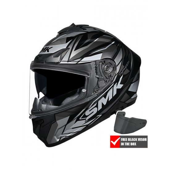 SMK Typhoon Rival Motorcycle Helmet at JTS Biker Clothing