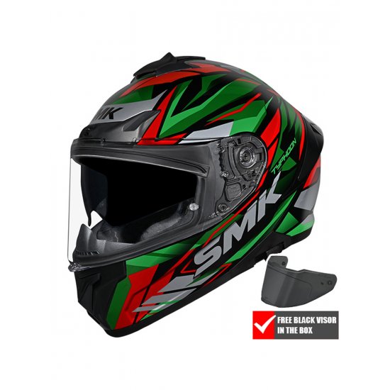 SMK Typhoon Rival Motorcycle Helmet at JTS Biker Clothing