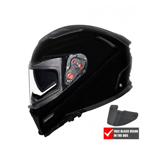 SMK Agnar Unicolour Motorcycle Helmet at JTS Biker Clothing