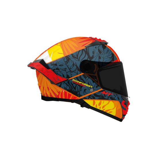 MT Thunder 4 SV Rainforest Motorcycle Helmet At JTS Biker Clothing