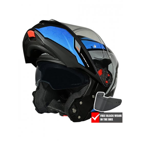 SMK Gullwing V2 Sonic Motorcycle Helmet at JTS Biker Clothing