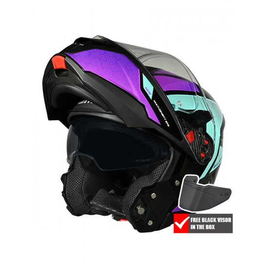 SMK Gullwing V2 Sonic Motorcycle Helmet at JTS Biker Clothing