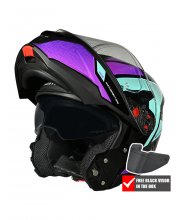 SMK Gullwing V2 Sonic Motorcycle Helmet at JTS Biker Clothing
