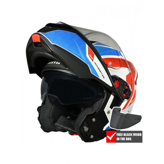 SMK Gullwing V2 Sonic Motorcycle Helmet at JTS Biker Clothing