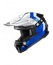 Blue HJC C50 Primal Motorcycle Helmet at JTS Biker Clothing