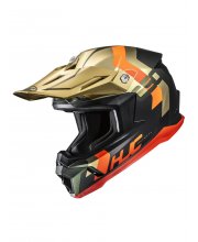 Orange HJC C50 Primal Motorcycle Helmet at JTS Biker Clothing