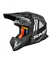 Black SMK Allterra X-Sprint Motorcycle Helmet at JTS Biker Clothing