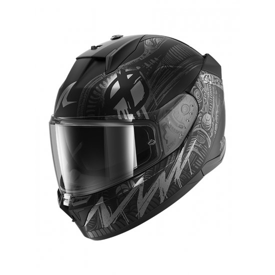 Shark D-Skwal 3 Shiever Motorcycle Helmet at JTS Biker Clothing