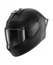 Matt Black Shark Skwal Cup Blank Motorcycle Helmet at JTS Biker Clothing