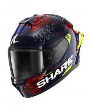 Blue/Red Shark Skwal Cup Speed-Vib Motorcycle Helmet at JTS Biker Clothing