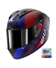 Black/Blue/Red Shark Aeron Speed-Tech Motorcycle Helmet at JTS Biker Clothing