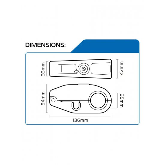Oxford Brake Lock Alarm at JTS Biker Clothing 