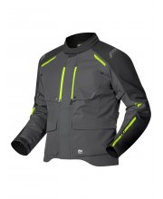 Black/Hi-Vis Yellow Richa Taurus Textile Motorcycle Jacket at JTS Biker Clothing