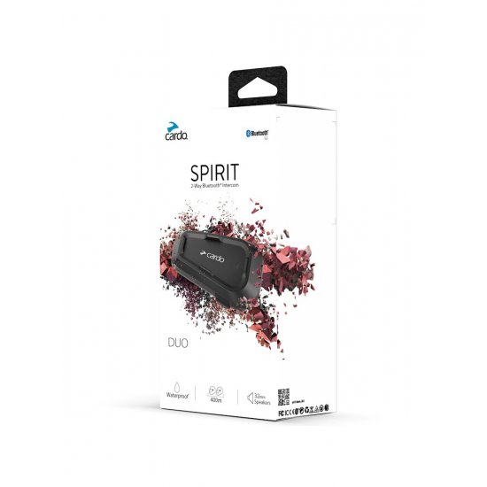 Cardo Spirit Duo Bluetooth Intercom at JTS Biker Clothing