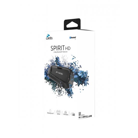 Cardo Spirit HD Single Bluetooth Intercom at JTS Biker Clothing