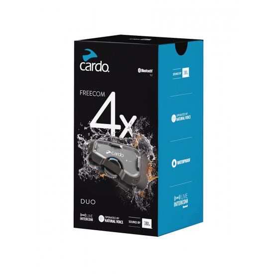 Cardo Freecom 4X Duo Bluetooth Intercom at JTS Biker Clothing