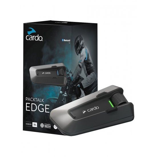 Cardo Packtalk Edge Single Mesh Intercom at JTS Biker Clothing