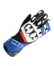 Blue/Red Richa RS-86 Motorcycle Gloves at JTS Biker Clothing