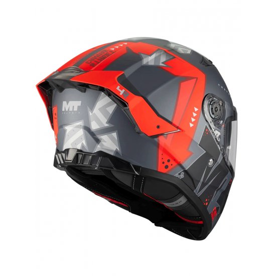 MT Thunder 4 R Canvas Motorcycle Helmet at JTS Biker Clothing