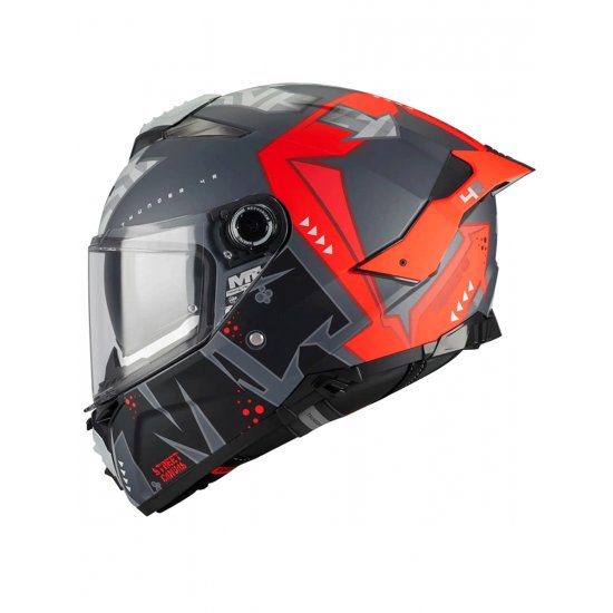 MT Thunder 4 R Canvas Motorcycle Helmet at JTS Biker Clothing