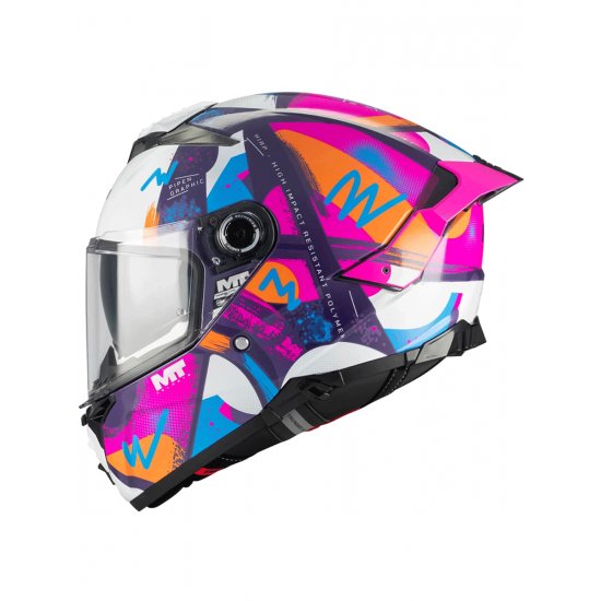 MT Thunder 4 R Pipen Motorcycle Helmet at JTS Biker Clothing