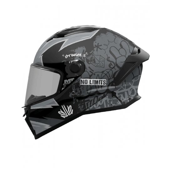 MT Stinger 2 Tagger Motorcycle Helmet at JTS Biker Clothing