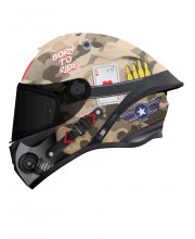 MT Targo S Patton Motorcycle Helmet at JTS Biker Clothing