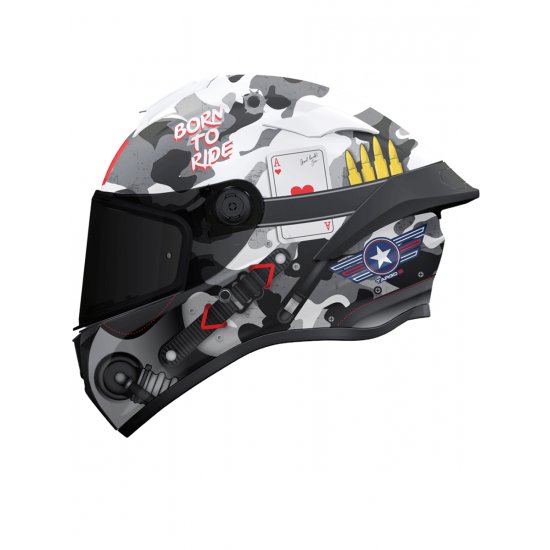 MT Targo S Patton Motorcycle Helmet at JTS Biker Clothing