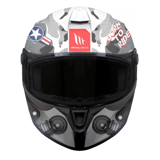 MT Targo S Patton Motorcycle Helmet at JTS Biker Clothing