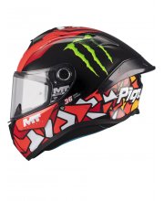 MT Targo S Piqueras Motorcycle Helmet at JTS Biker Clothing