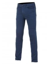 Blue Alpinestars Cerium Tech-Stretch Denim Motorcycle Jeans at JTS Biker Clothing
