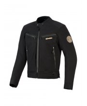 Black Alpinestars Bruiser Textile Motorcycle Jacket at JTS Biker Clothing