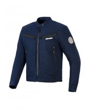 Dark Blue Alpinestars Bruiser Textile Motorcycle Jacket at JTS Biker Clothing