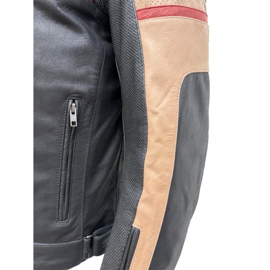 JTS Hendrix Leather Motorcycle Jacket at JTS Biker Clothing