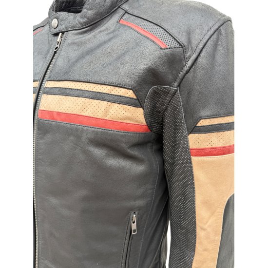 JTS Hendrix Leather Motorcycle Jacket at JTS Biker Clothing